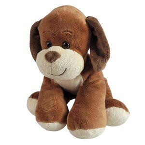 Build a Bear Puppy Dog Plush Brown 12" Sits Smiling Floppy Ears Retired 2010